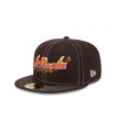 Gorra 59Fifty MLB Atlanta Braves Marrón