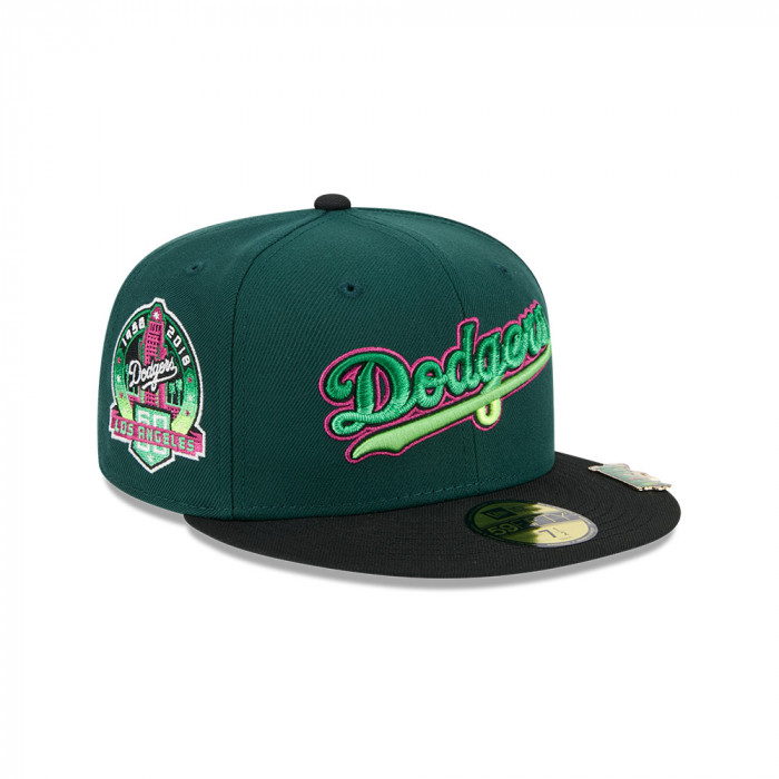 Gorra 59Fifty MLB Los Angeles Dodgers NA Exclusive Verde