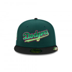 Gorra 59Fifty MLB Los Angeles Dodgers NA Exclusive Verde