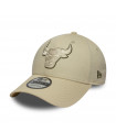 Gorra 9Forty NBA Chicago Bulls Team Outline Beige