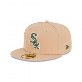 Gorra 59Fifty MLB Chicago White Sox Seasonal Chain Stitch Beige