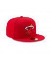Gorra 59Fifty NBA Miami Heat 5950 Solid Team Rojo