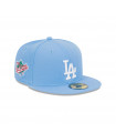 Gorra 59Fifty MLB Los Angeles Dodgers World Series Celeste