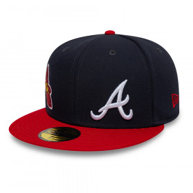 Gorra 59Fifty MLB Atlanta Braves Premium Baseball Azul
