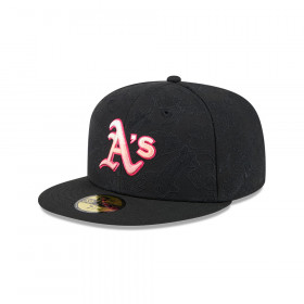 Gorra 59Fifty MLB Oakland Athletics Tonal Koi Negro
