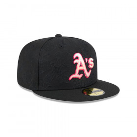 Gorra 59Fifty MLB Oakland Athletics Tonal Koi Negro