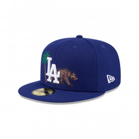 Gorra 59Fifty MLB  Los Angeles Dodgers State Stitch Dk Blue