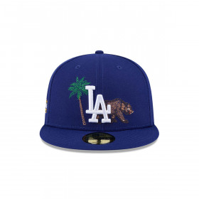 Gorra 59Fifty MLB  Los Angeles Dodgers State Stitch Dk Blue