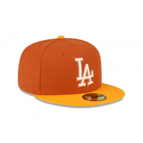 Gorra 59Fifty MLB LA Dodgers Rust Copper Properties Naranja