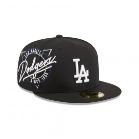 Gorra 59Fifty MLB Los Angeles Dodgers Neon Negro