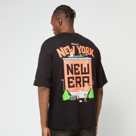 Polo T-Shirt New Era Branded  City Grphc Black