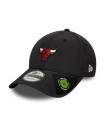 Gorra 9Forty NBA Chicago Bulls Recycled Negro
