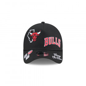 Gorra 9Forty NBA Chicago Bulls Repeat Negro