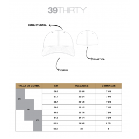 Gorra Brooklyn Nets NBA 39Thirty Black