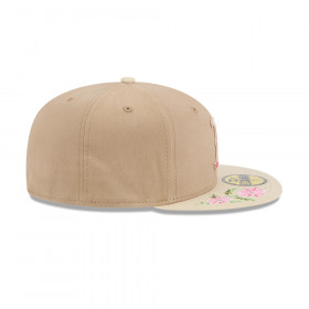 Gorra 59Fifty MLB Boston Red Sox Hand Stitched Floral Beige