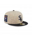 Gorra 59Fifty MLB Chicago White Sox Herringbone Moon Beige