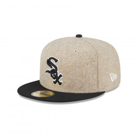 Gorra 59Fifty MLB Chicago White Sox Herringbone Moon Beige