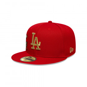 Gorra 59Fifty MLB Los Angeles Dodgers Cny Rojo
