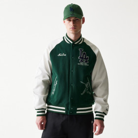 Chaqueta MLB Los Angeles Dodgers Heritage Verde