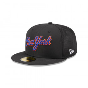 Gorra 59Fifty MLB New York Mets Batting Practice Negro