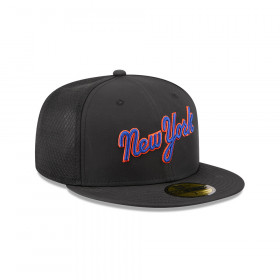 Gorra 59Fifty MLB New York Mets Batting Practice Negro