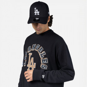 Polera Crewneck MLB  Los Angeles Dodgers Patches Navy
