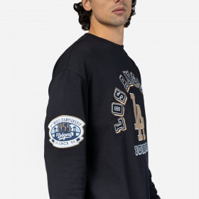 Polera Crewneck MLB  Los Angeles Dodgers Patches Navy