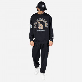Polera Crewneck MLB  Los Angeles Dodgers Patches Navy