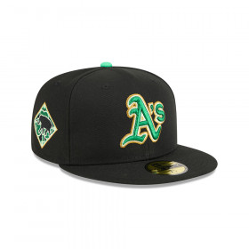 Gorra 59Fifty MLB Oakland Athletics St Patrick's Negro