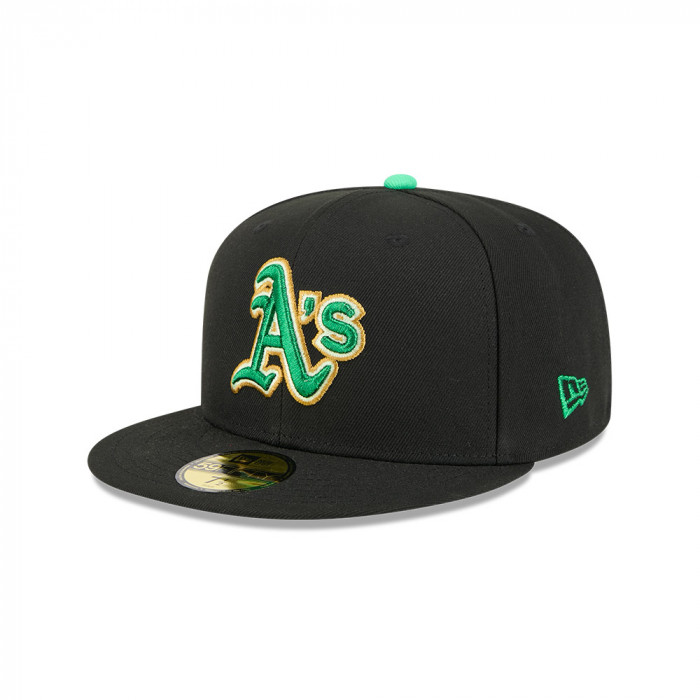 Gorra 59Fifty MLB Oakland Athletics St Patrick's Negro