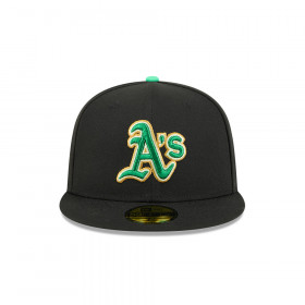 Gorra 59Fifty MLB Oakland Athletics St Patrick's Negro