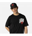 Polo T-Shirt NBA  Chicago Bulls Nba Newspaper Black