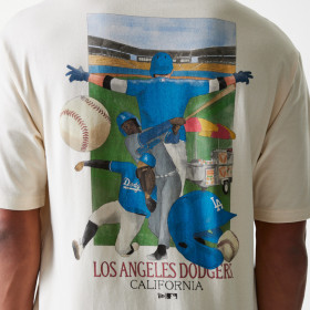 Polo MLB Los Angeles Dodgers Baseball Grphc Light Beige