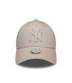 Gorra 9Forty MLB New York Yankees W Metallic Rosa