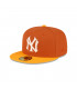 Gorra 59Fifty MLB NY Yankees Rust Copper Properties Naranja
