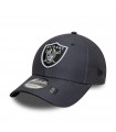 Gorra 9Forty NFL Las Vegas Raiders Microfibre Gris