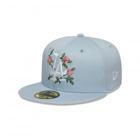 Gorra 59Fifty MLB Los Angeles Dodgers MLB Floral Pastel Azul
