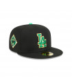 Gorra 59Fifty MLB Los Angeles Dodgers St Patrick's Negro