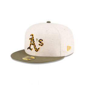 Gorra 59Fifty MLB Oakland Athletics Hemp Natural Beige
