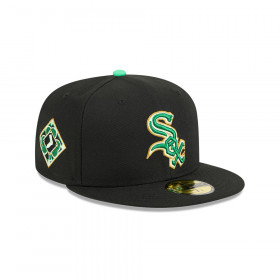 Gorra 59Fifty MLB Chicago White Sox St Patrick's Negro