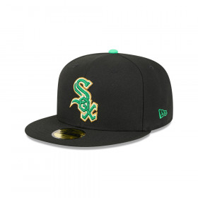 Gorra 59Fifty MLB Chicago White Sox St Patrick's Negro