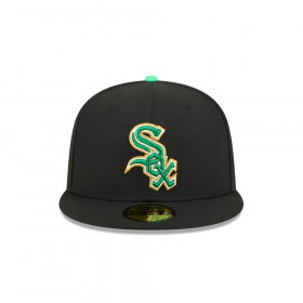 Gorra 59Fifty MLB Chicago White Sox St Patrick's Negro