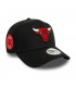 Gorra 9Forty NBA Chicago Bulls Patch Negro