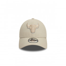 Gorra 9Forty NBA  Chicago Bulls Team Outline Light Beige