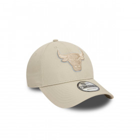 Gorra 9Forty NBA  Chicago Bulls Team Outline Light Beige
