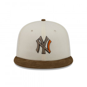 Gorra 59Fifty MLB New York Yankees Corduroy Blanco