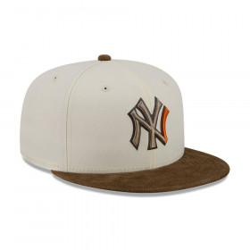 Gorra 59Fifty MLB New York Yankees Corduroy Blanco
