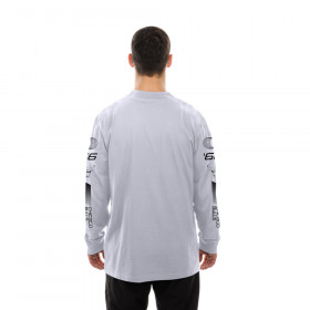 Polo Manga Larga NBA Chicago Bulls Modern Speed Blanco