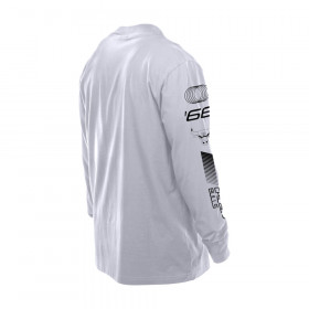 Polo Manga Larga NBA Chicago Bulls Modern Speed Blanco