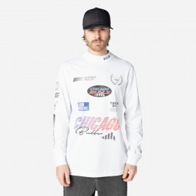 Polo Manga Larga NBA Chicago Bulls Modern Speed Blanco